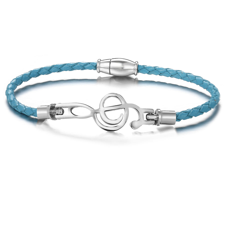 Music Notes Leather Vintage Bracelet