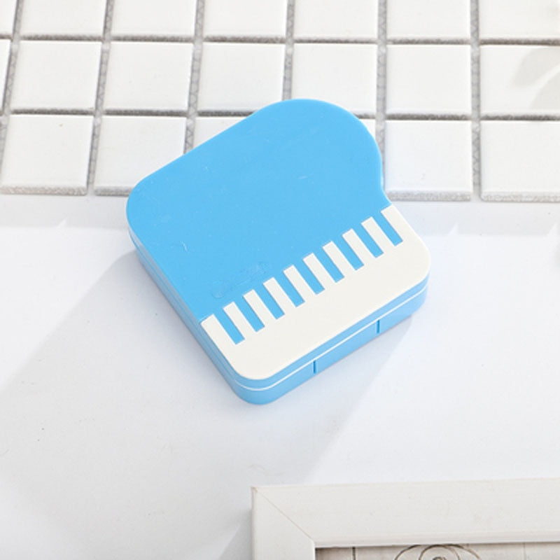 Piano Pattern Contact Lens Protection Box