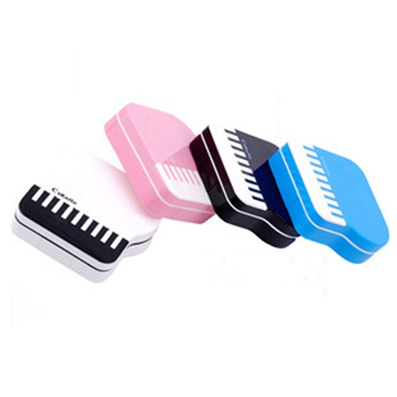 Piano Pattern Contact Lens Protection Box