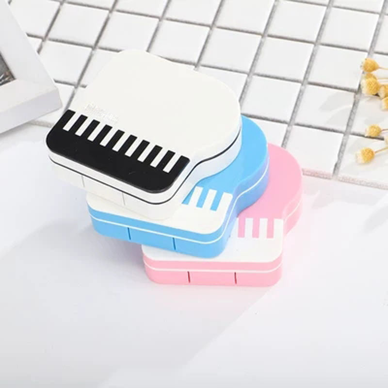 Piano Pattern Contact Lens Protection Box