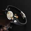 Music Symbol Leather Bracelet
