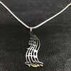 Silver Music Notes Pendant Necklace