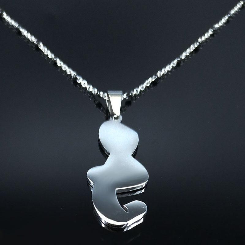 Piano Keys Treble Clef Necklace