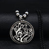 Music Notes Tree of Life Necklace