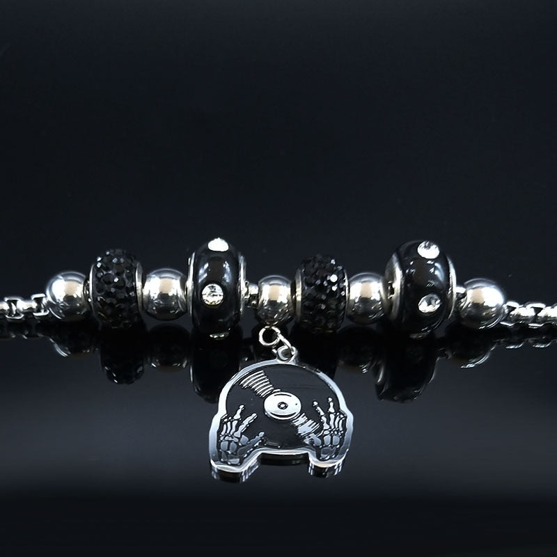 Skeleton Music DJ Bracelet