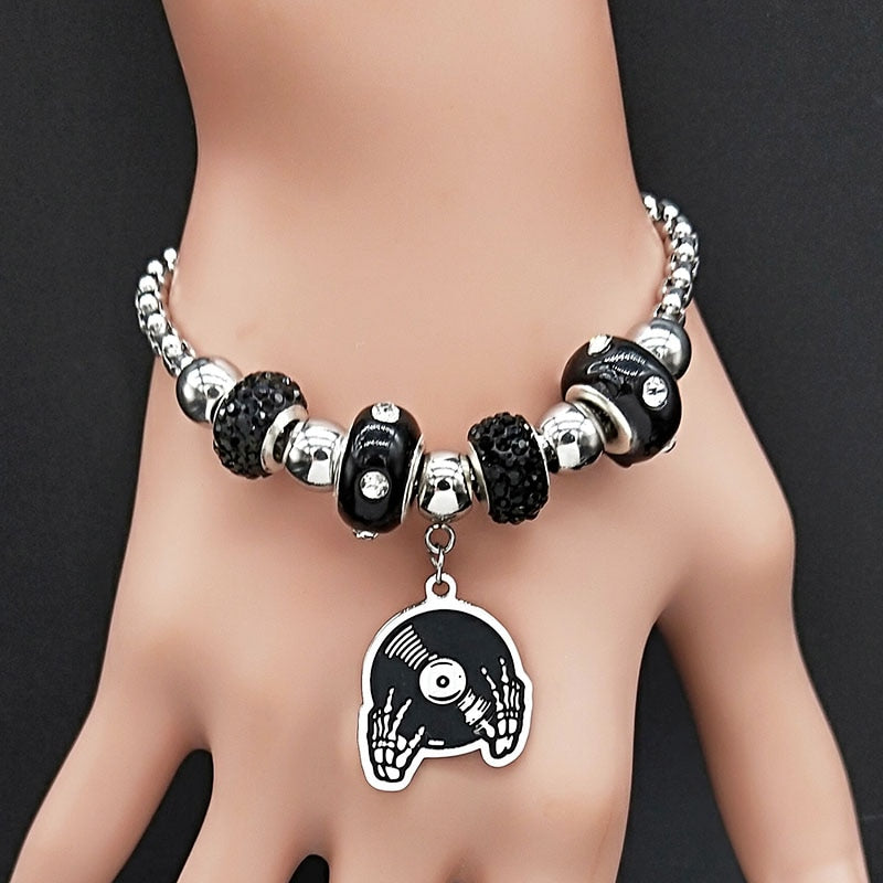 Skeleton Music DJ Bracelet
