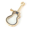 Guitar Floating Locket Necklace