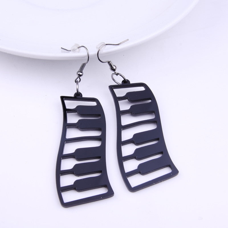 Music Fashion Long Earrings