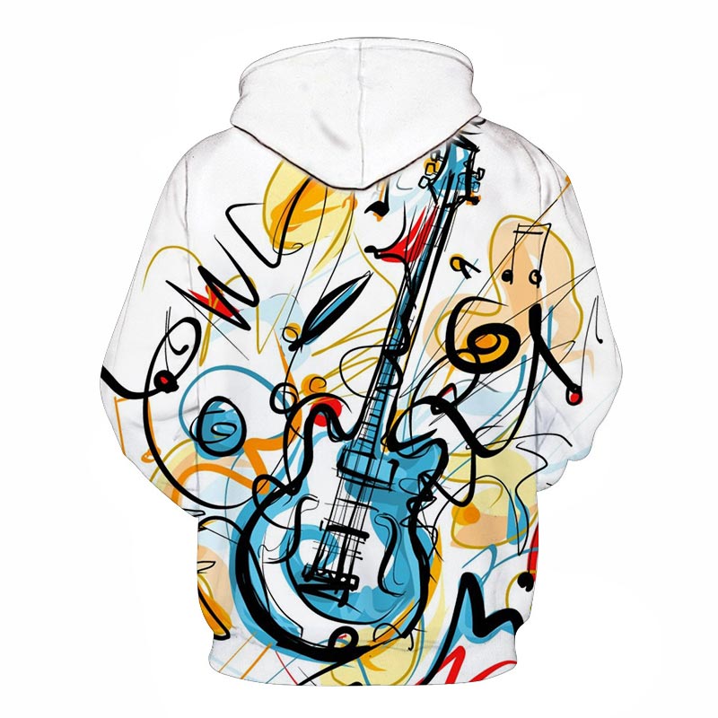 Graffiti Guitar Hoodie