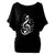 Music Treble Clef Batwing T-shirt