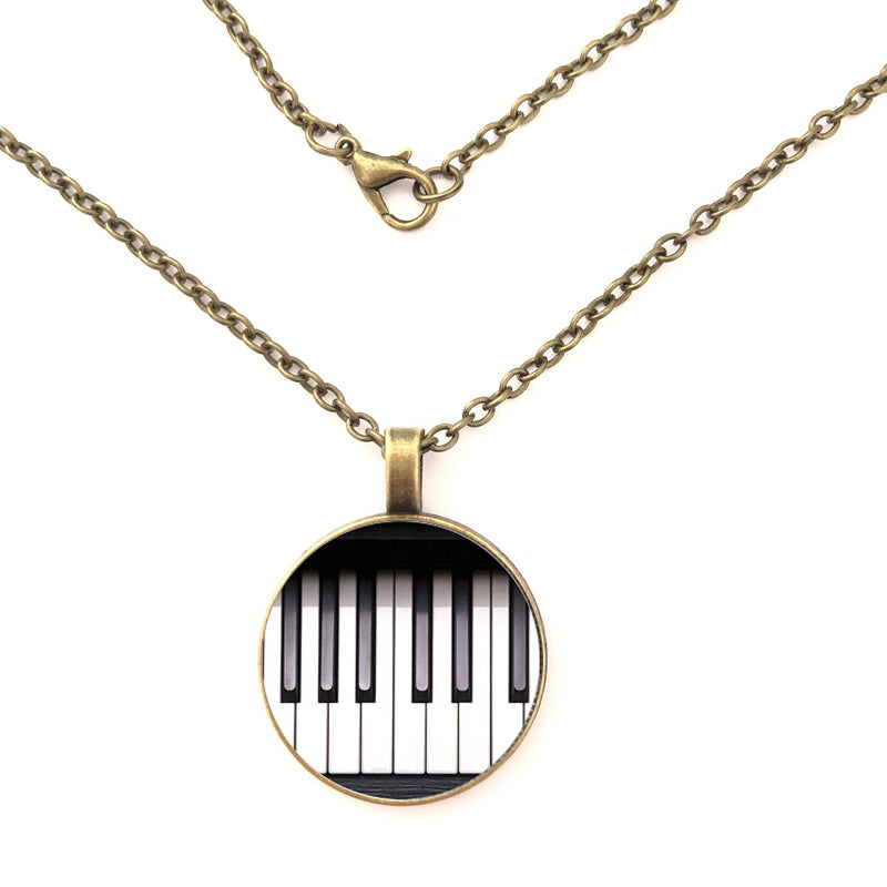 Free - Piano Keys Pendant Necklace