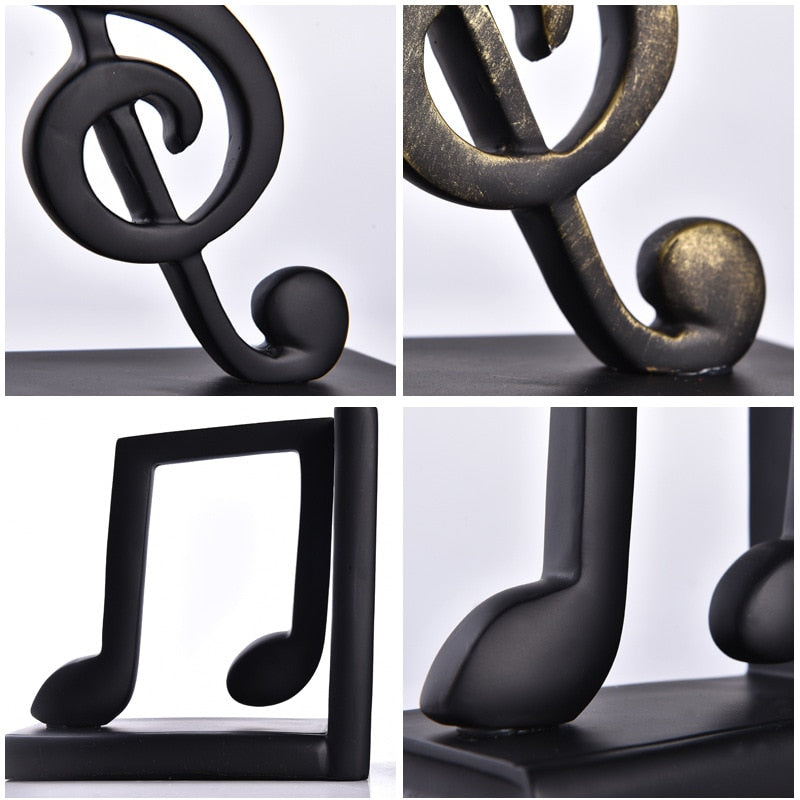 Music Notes Bookend Set