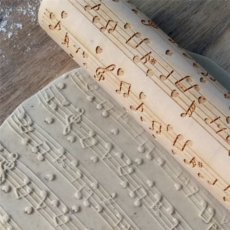 Musical Note Rolling Pin