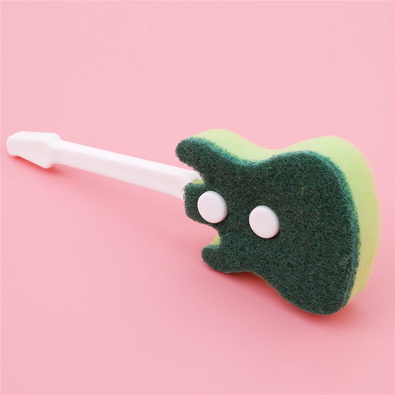 Guitar Shape Magic Sponge Brush