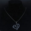 Music Notes Heart Shape Necklace - { shop_name }} - Review