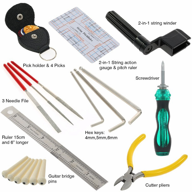 Guitar Repairing Tools Kit