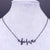 Heart Beat Music Notes Necklace