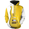 Yellow Electric Guitar Sweatshirt/Hoodie