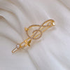 Music Notes Butterfly Hairpin
