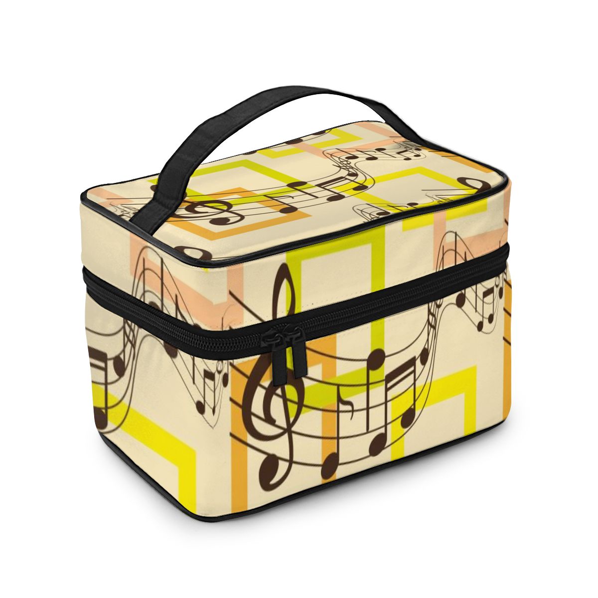 Music Notes Cosmetic Bag