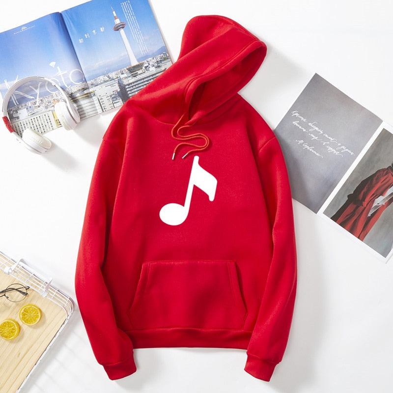 Music Note Women Hoodie