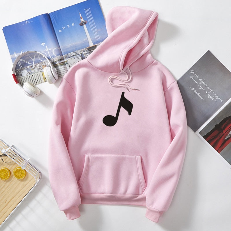 Music Note Women Hoodie
