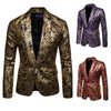 Bronzing Pattern Blazer