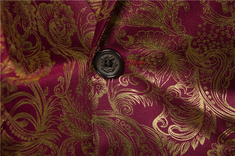 Bronzing Pattern Blazer