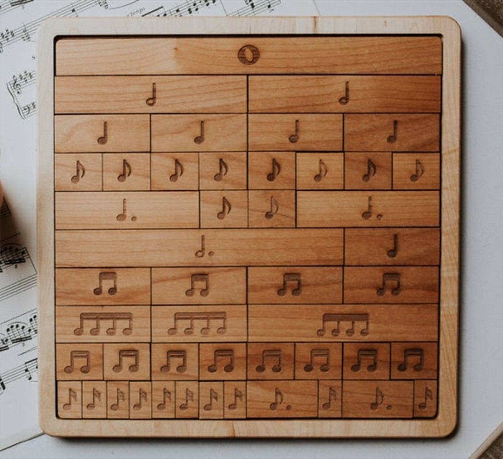 Music Notes Puzzle And Ornament