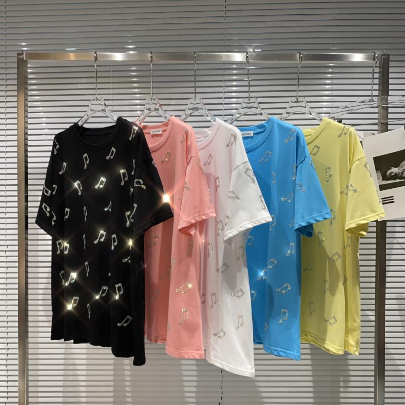 Rhinestone Music Notes T-shirt