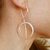 Simplistic Treble Clef Drop Earrings