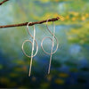 Simplistic Treble Clef Drop Earrings