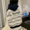 Musical Note Graphic Hoodie