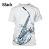 Jazz Saxophone Casual T-Shirt