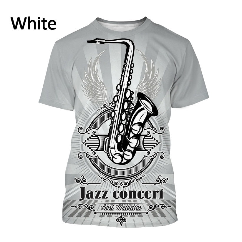 Jazz Saxophone Casual T-Shirt