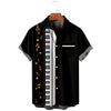 Music Piano Black Shirt