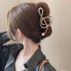 Pearl Music Notes Hair Clip