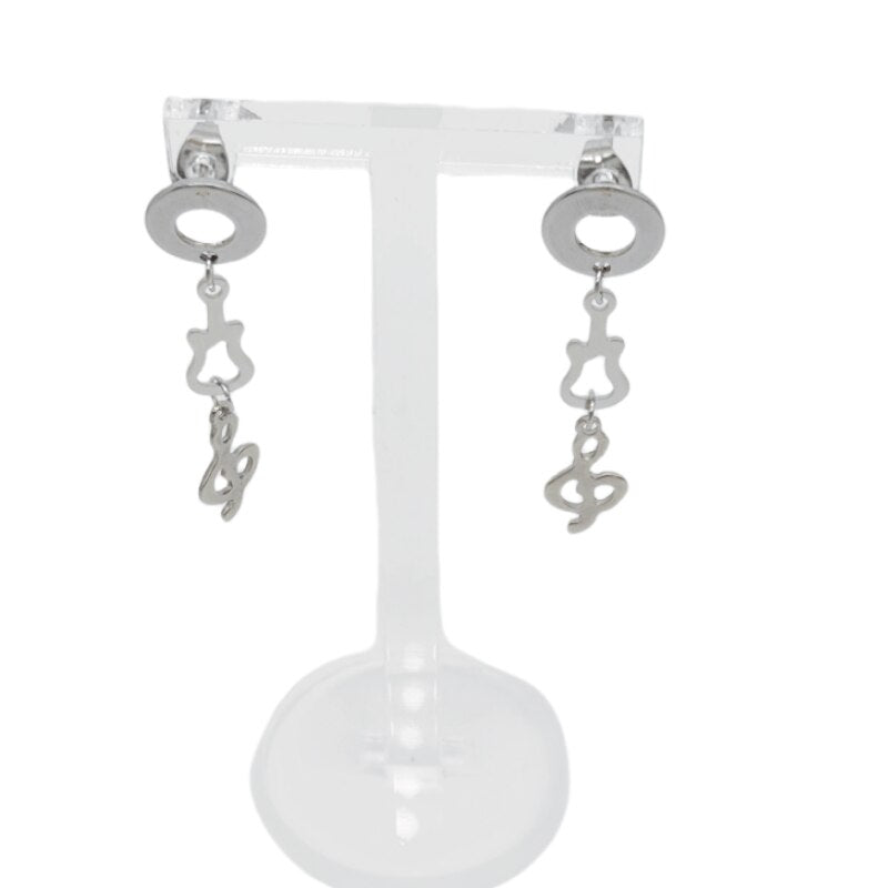 Music Notes Guitar Drop Earrings