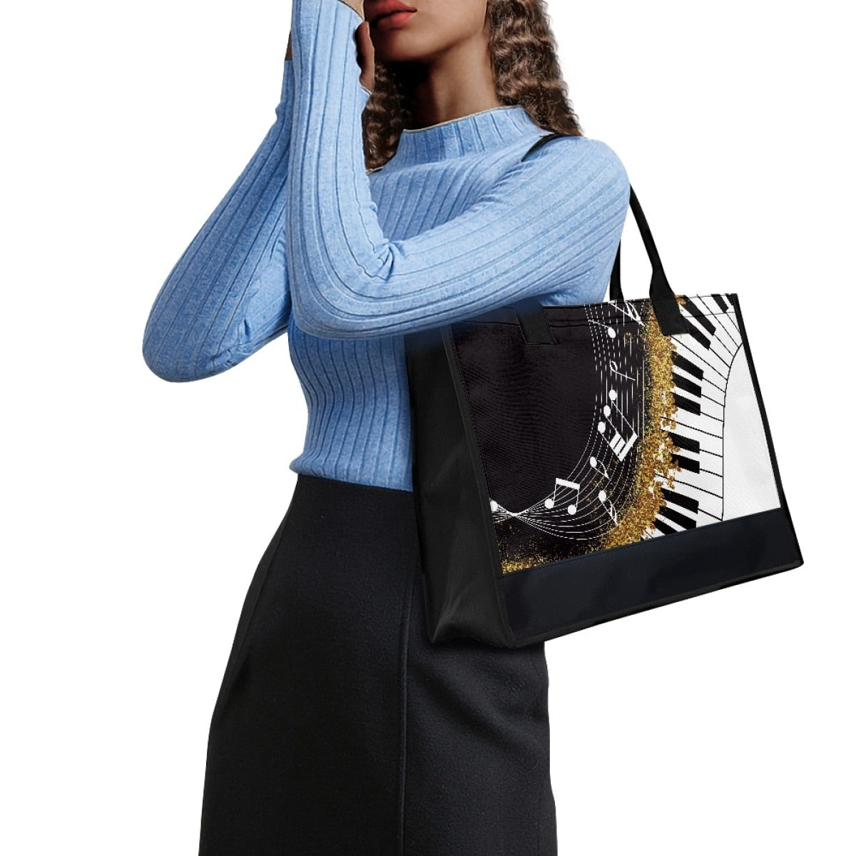 Piano Music Note Shoulder Bag