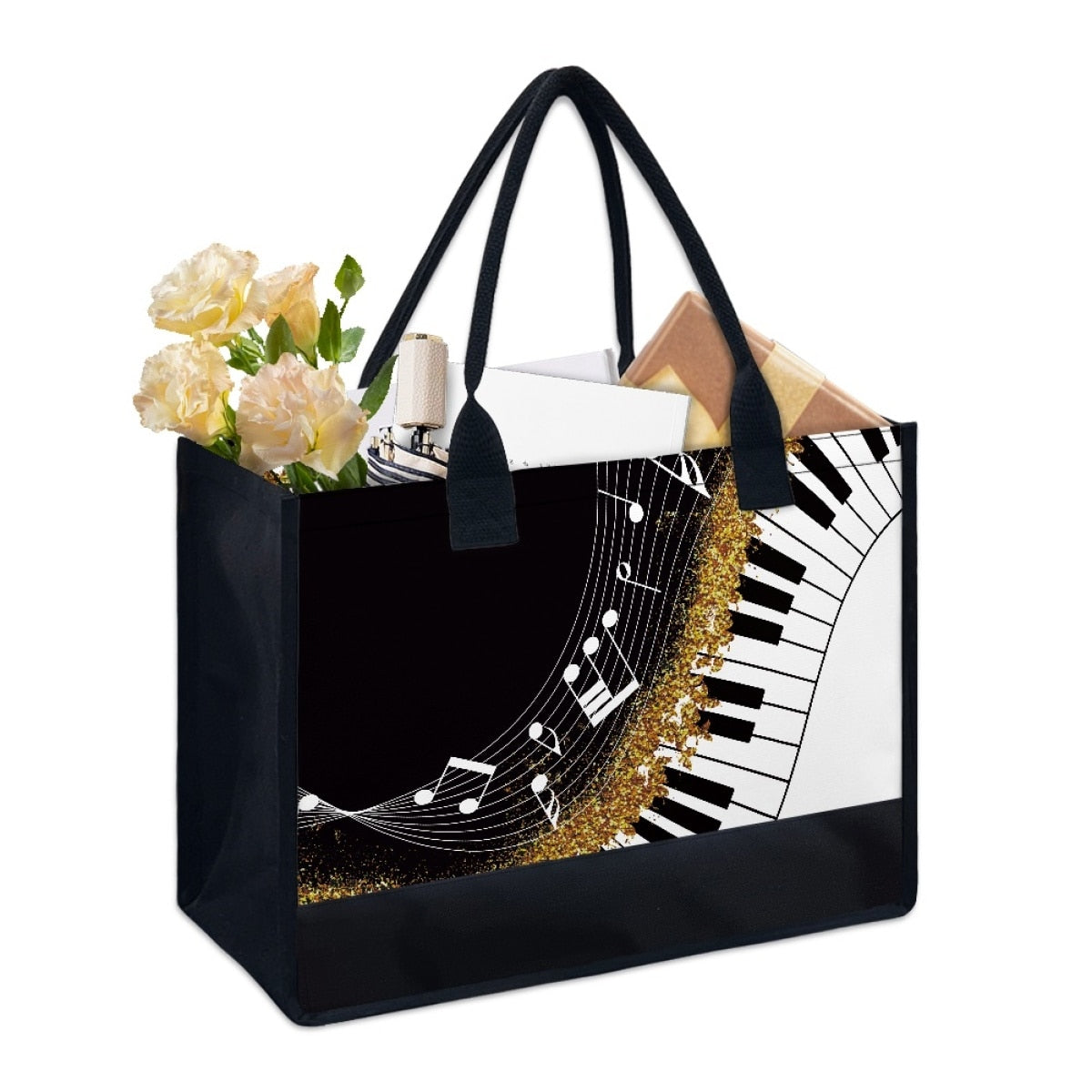 Piano Music Note Shoulder Bag