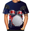 Drum Music 3D Print T-shirt