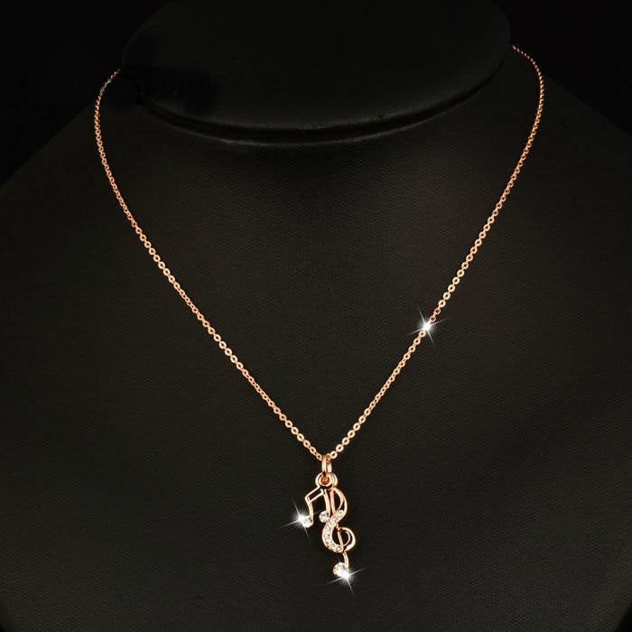 Trendy Music Notes Pendant Necklace - Artistic Pod