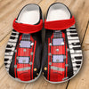 Guitar Piano Keys Clogs