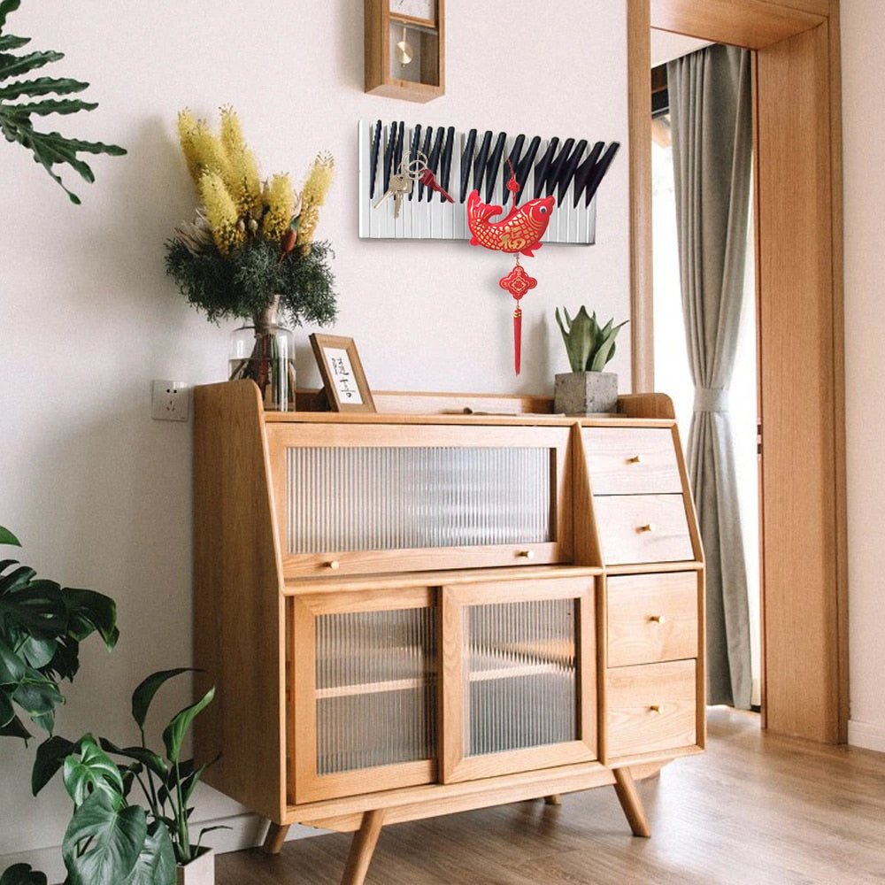 Piano Keys 21 Hook Hanger