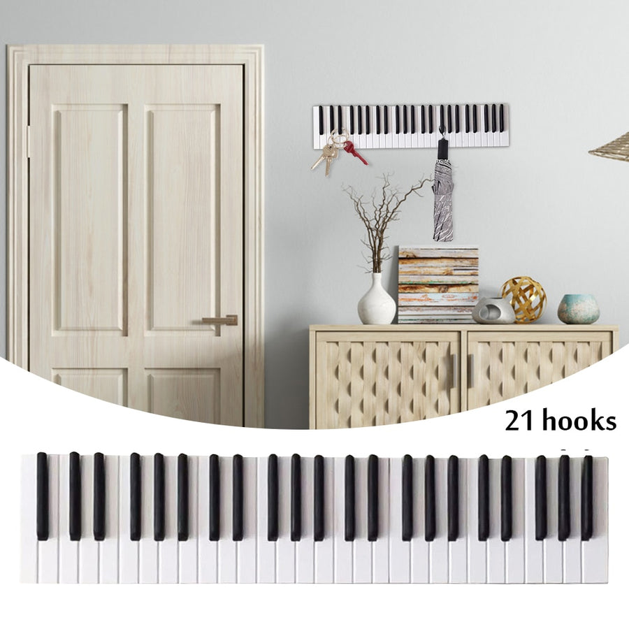 Piano Keys 21 Hook Hanger