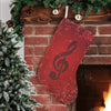 Treble Clef Christmas Stock