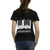 Piano Key Music Notes T-shirt