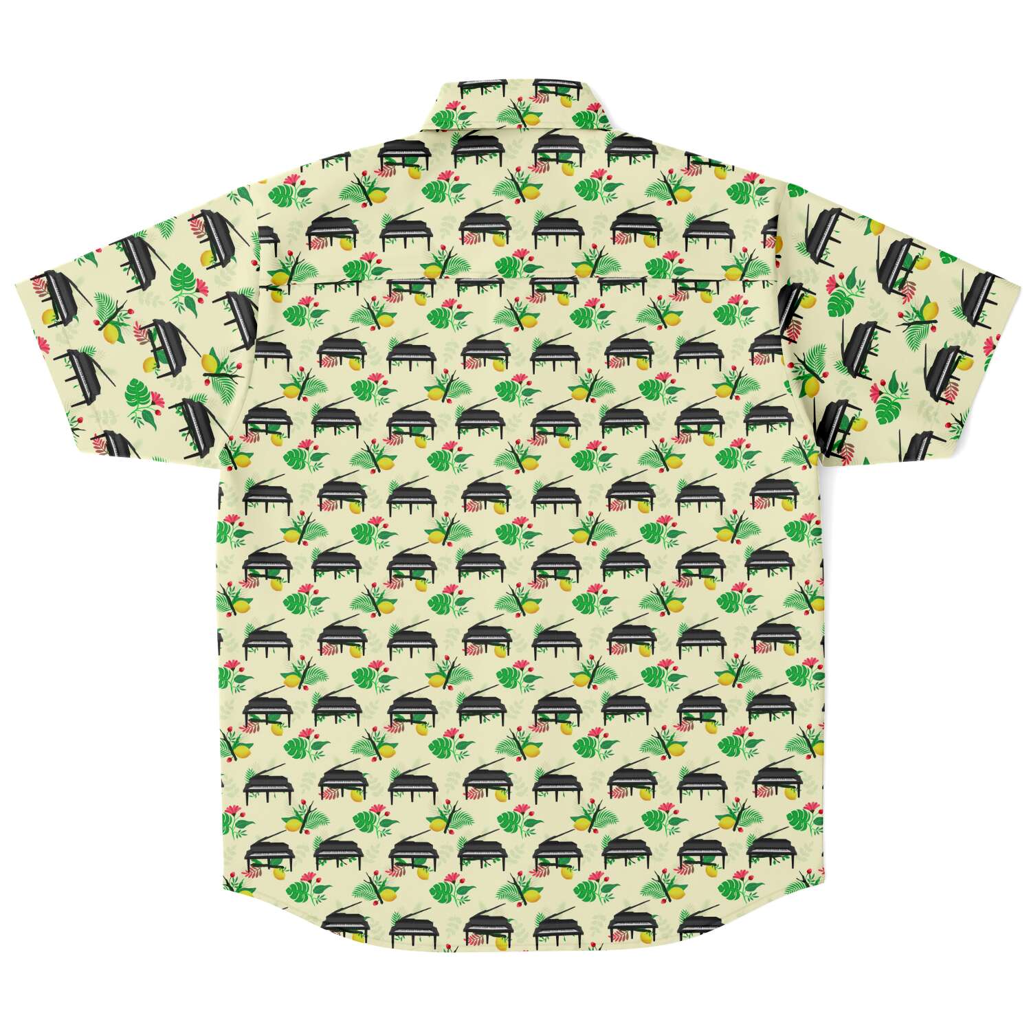 Grand Piano Floral Short Sleeve