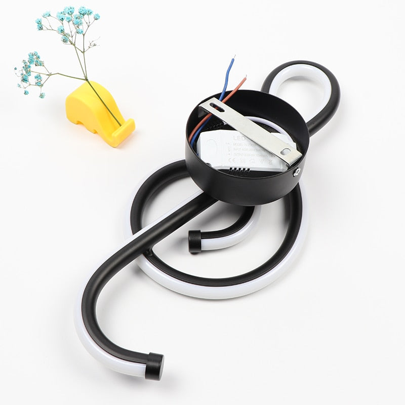 Treble Clef Wall Lamp