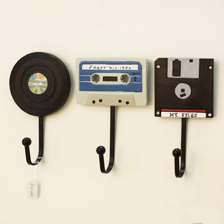 Tape Record Wall Hooks